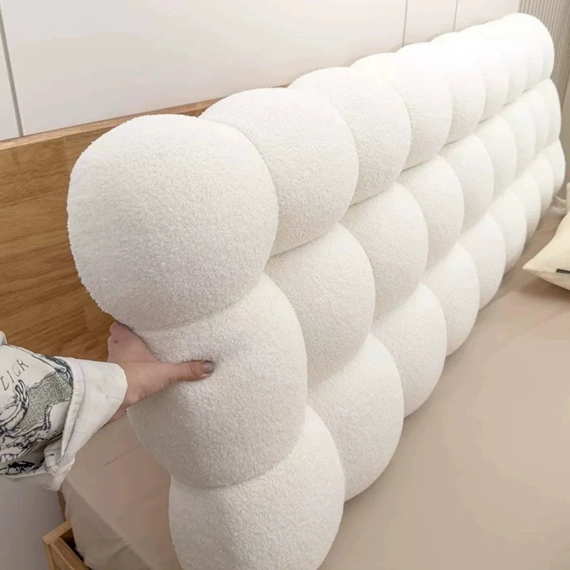 Headboard Cushion Backrest Tatami - ปลอกหมอนรองหัวเตียงแบบหนา สำหรับเตียงทาทามิ ป้องกันการกระแทก รองรับเอว ป้องกันการชน ใช้ได้กับเตียงทุกแบบ