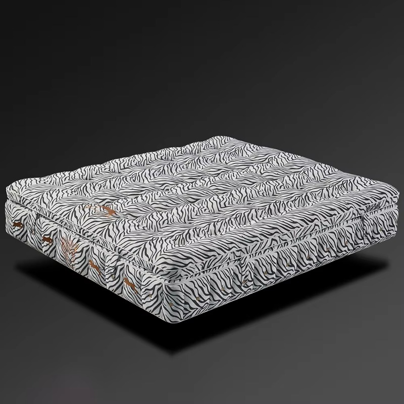 Memory Foam Mattress In A Box Queen - ที่นอนไฮบริดแบบมีท็อปปิ้งนุ่มหรูหรา ทนไฟ ขนาดควีนไซส์ คิงไซส์ ที่นอนเมมโมรี่โฟมหุ้มผ้า ที่นอนสปริงลาเท็กซ์แบบโรงแรม