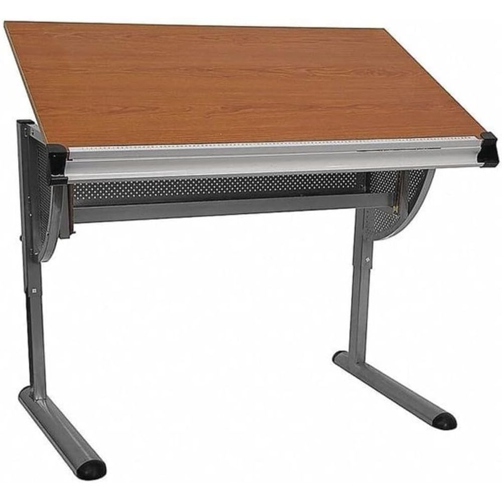 Tables - โต๊ะรับประทานอาหารปรับระดับความสูงได้พร้อมขอบสีพิวเตอร์