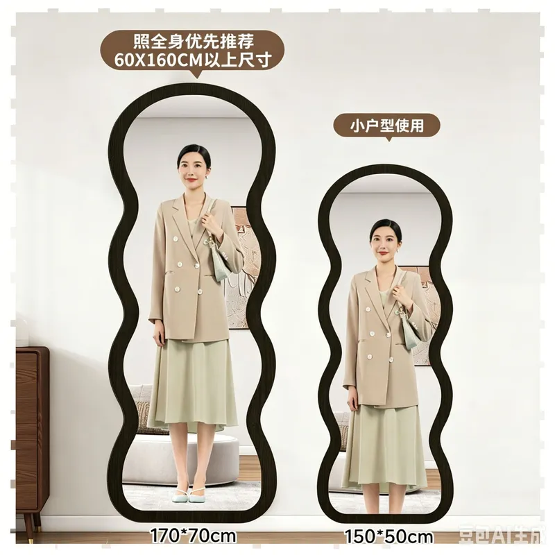 กระจกเต็มตัวสไตล์ยุคกลางระดับไ - Full Length Mirror Jewelry Armoire บทวิจารณ์และราคา