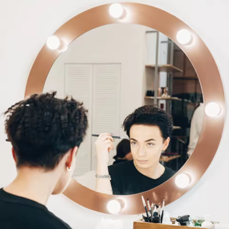 โคมไฟ LED แบบ USB สำหรับโต๊ะเค - Dressing Table Vanity With Lighted Mirror บทวิจารณ์และราคา