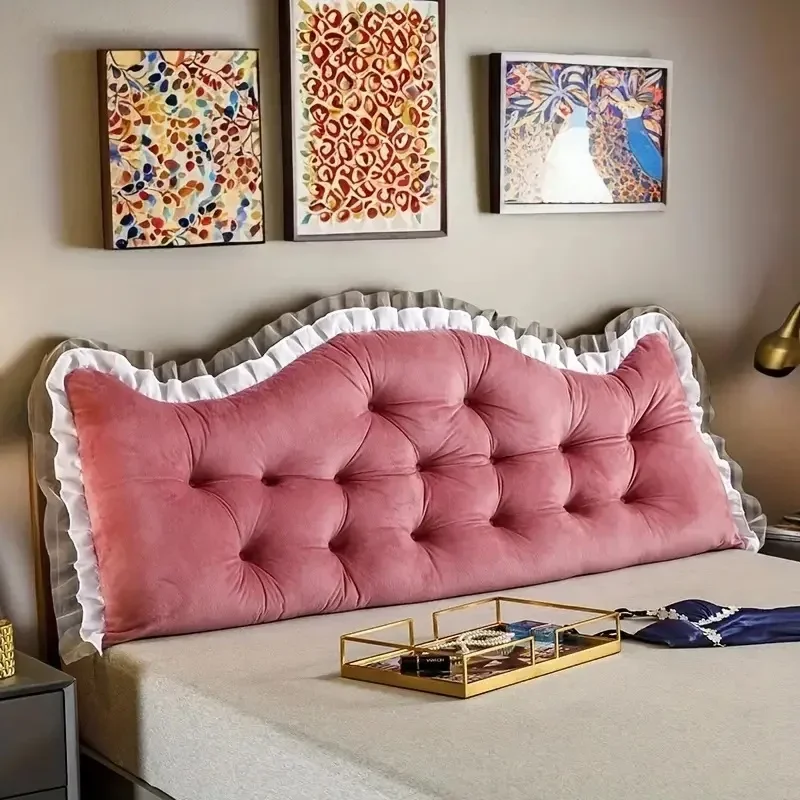 Tatami Plush Cushion Soft Lace - Headboard Cushion Backrest Tatami บทวิจารณ์และราคา