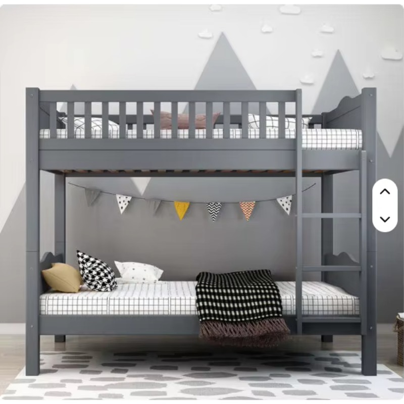 เตียงสองชั้นเด็กขายดี เฟอร์นิเ - Bunk Bed With Stairs And Slide บทวิจารณ์และราคา