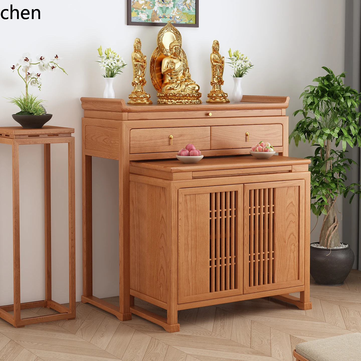 โต๊ะบูชาไม้เชอร์รี่ r5.20 โต๊ะ - Tables บทวิจารณ์และราคา