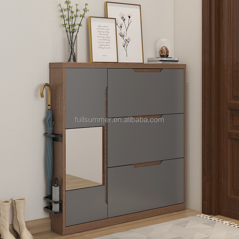 ตู้เก็บรองเท้าทรงเพรียวบาง ขนา - Shoe Rack Cabinet Narrow Entryway บทวิจารณ์และราคา