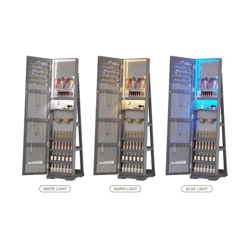 ตู้เก็บเครื่องประดับ LED พร้อม - Full Length Mirror Jewelry Armoire บทวิจารณ์และราคา