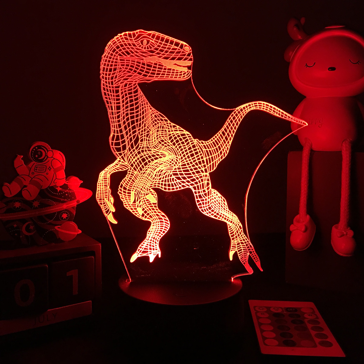 ไฟ LED กลางคืนรูปไดโนเสาร์สำหร - Floating Nightstand With Led Light บทวิจารณ์และราคา
