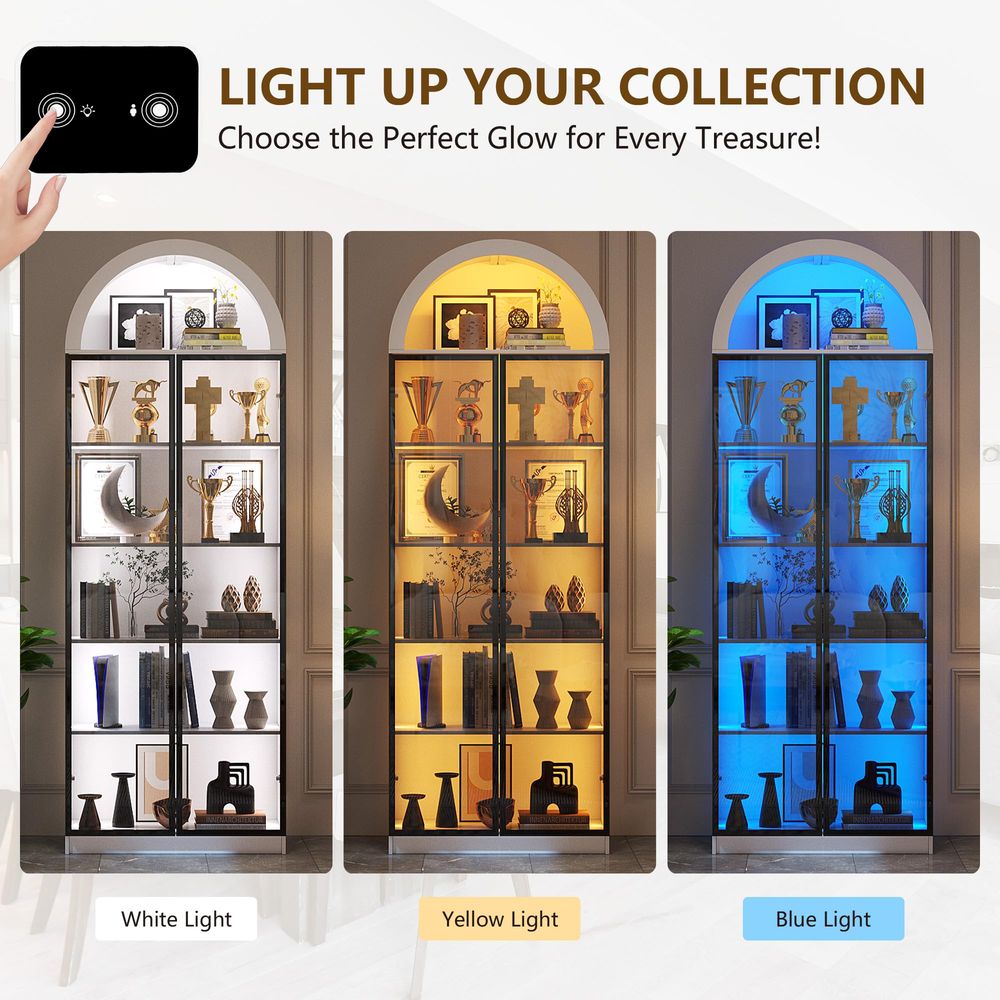 ตู้โชว์พร้อมบานประตูและชั้นวาง - Storage บทวิจารณ์และราคา