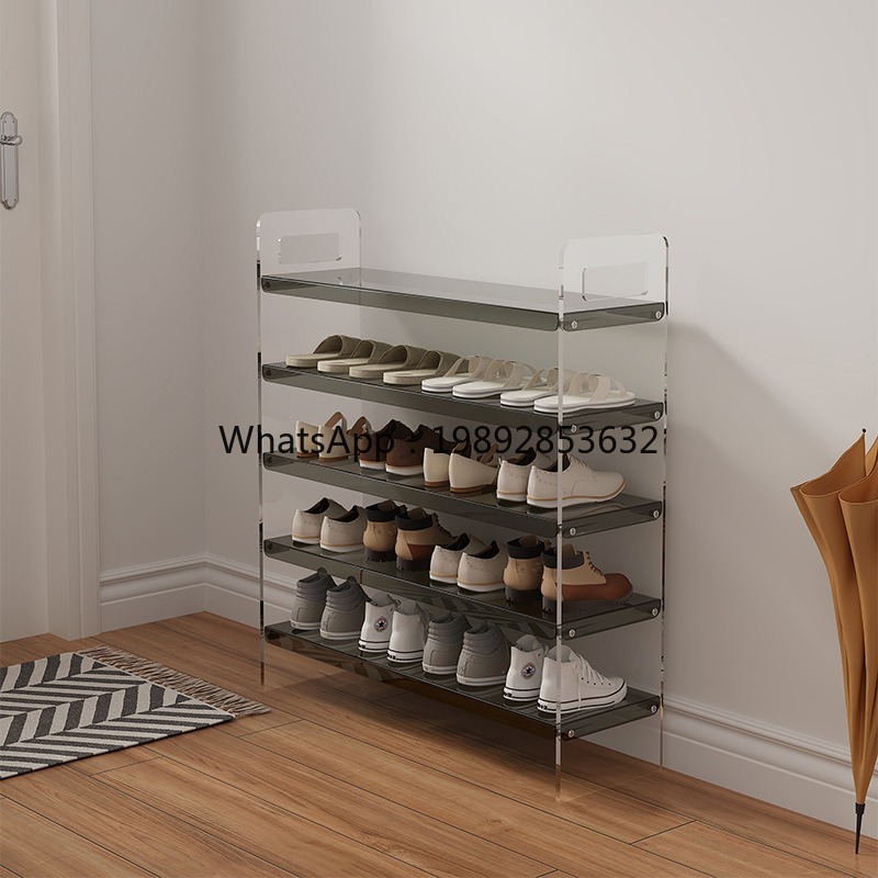 ชั้นวางรองเท้าไม้จริงแบบเรียบง - Shoe Rack Cabinet Narrow Entryway บทวิจารณ์และราคา