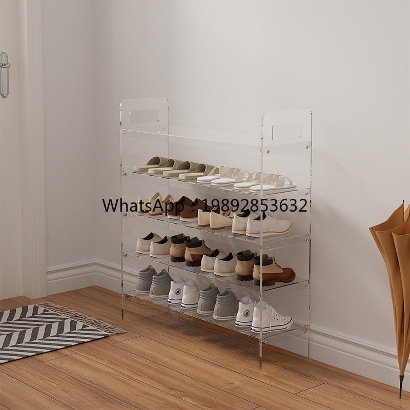 ชั้นวางรองเท้าไม้จริงแบบเรียบง - Shoe Rack Cabinet Narrow Entryway บทวิจารณ์และราคา