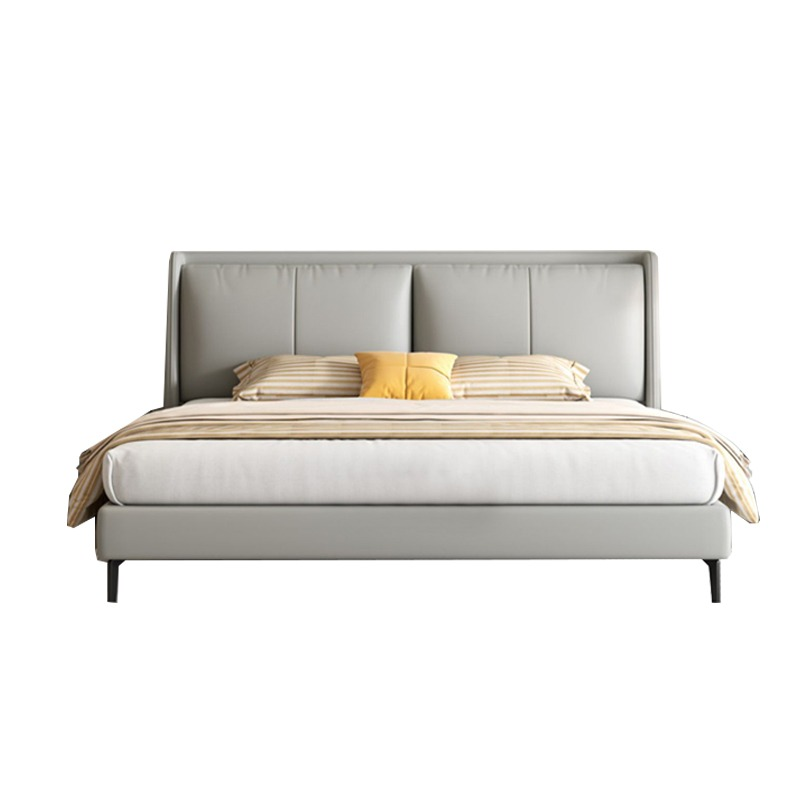 pm-เตียงเก็บของหนังคาราเมลหรูห - Gas Lift Storage Bed Hydraulic บทวิจารณ์และราคา