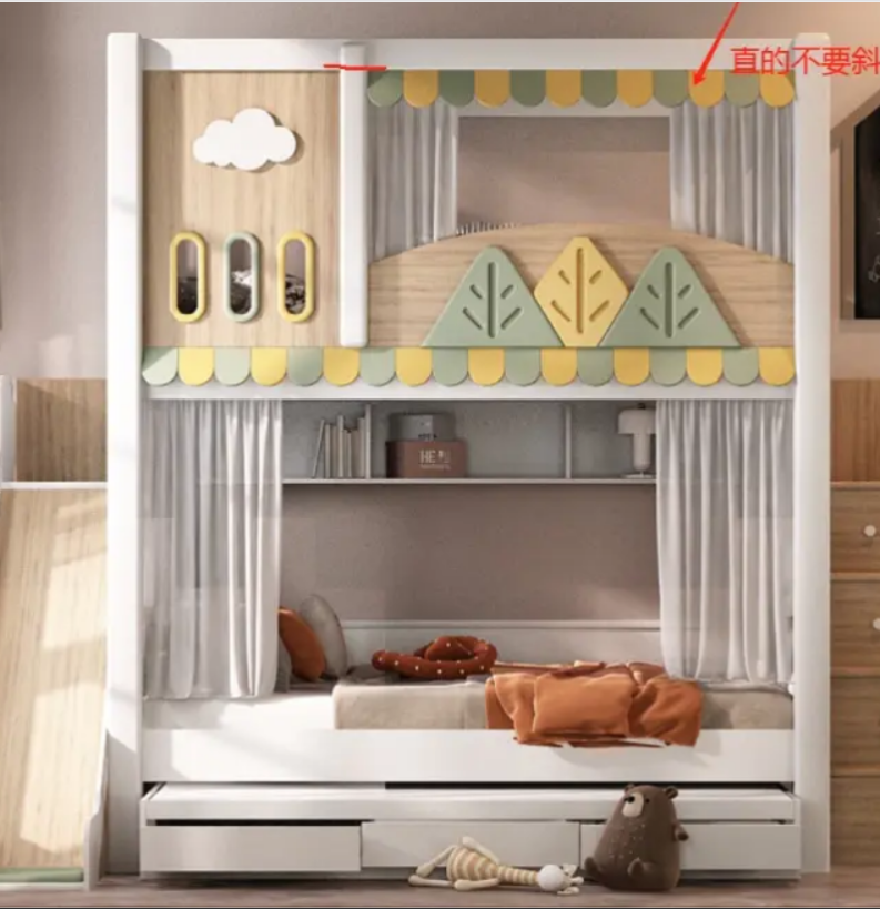 เตียงสองชั้นสำหรับเด็กธีมธรรมช - Bunk Bed With Stairs And Slide บทวิจารณ์และราคา