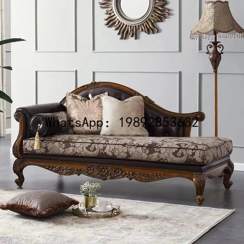 โซฟาไม้เนื้อแข็ง H5.15 โซฟาหนั - Sofas บทวิจารณ์และราคา