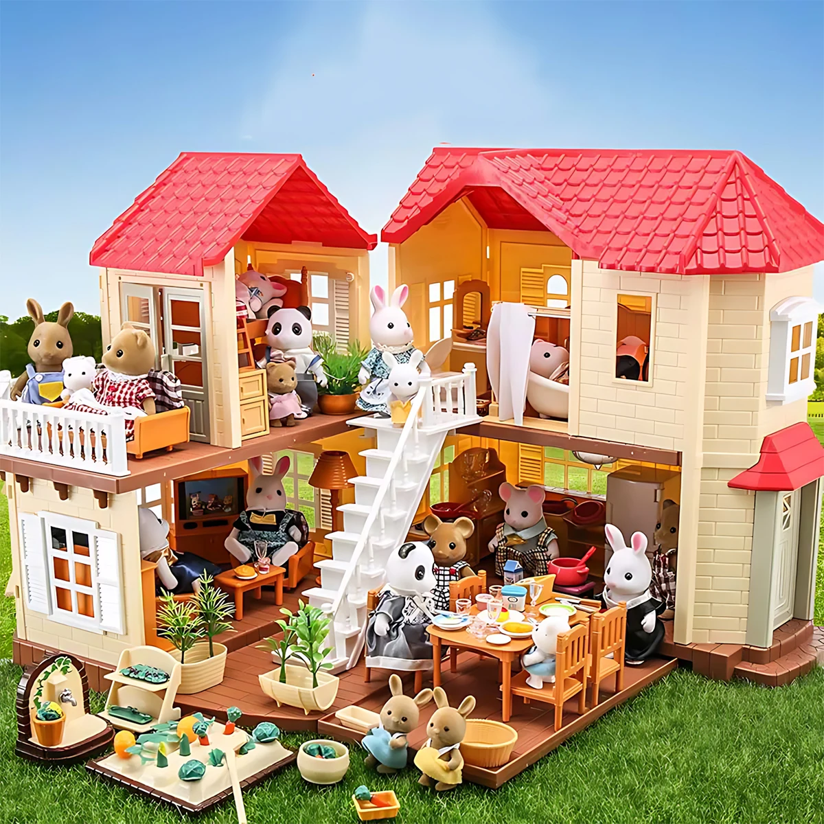 เฟอร์นิเจอร์จิ๋ว 1:12 ตุ๊กตาบ้ - Bedroom Furniture บทวิจารณ์และราคา